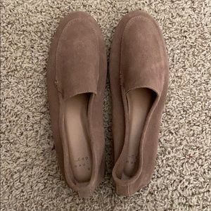Suede loafers